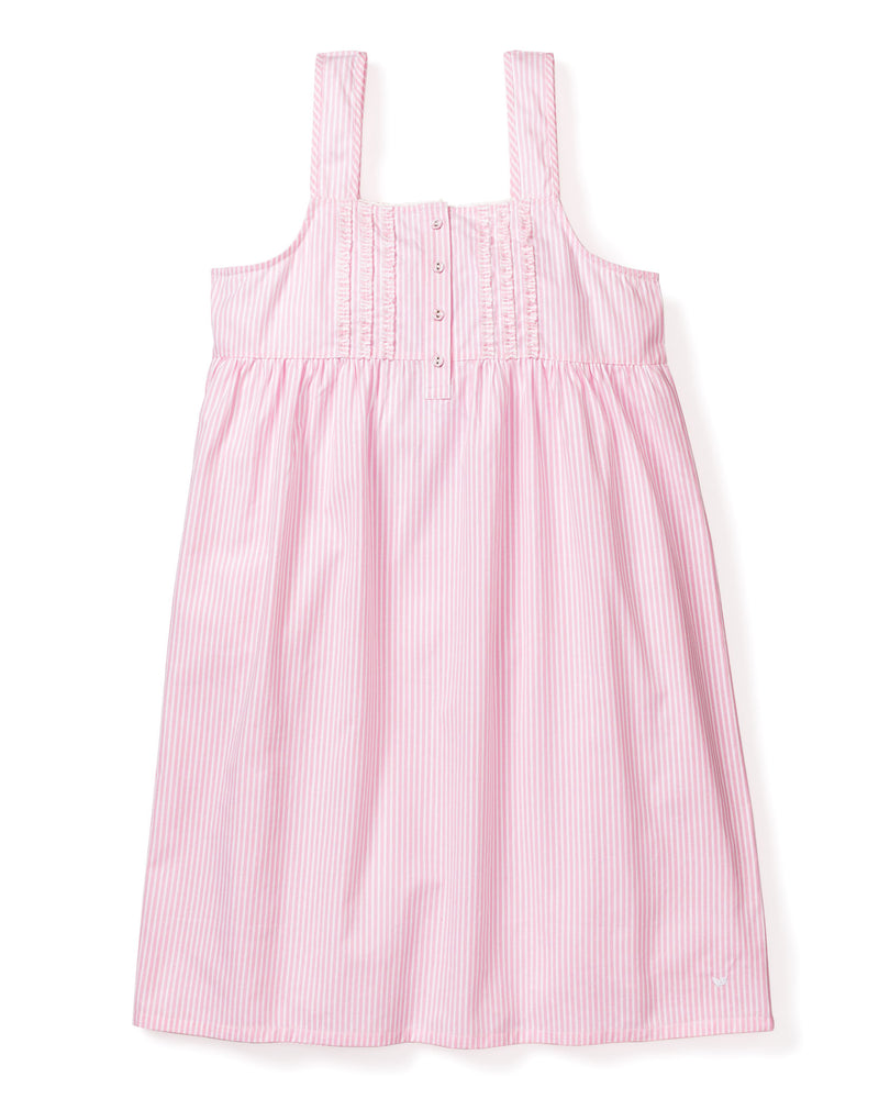 Women's Pink Seersucker Charlotte Nightgown