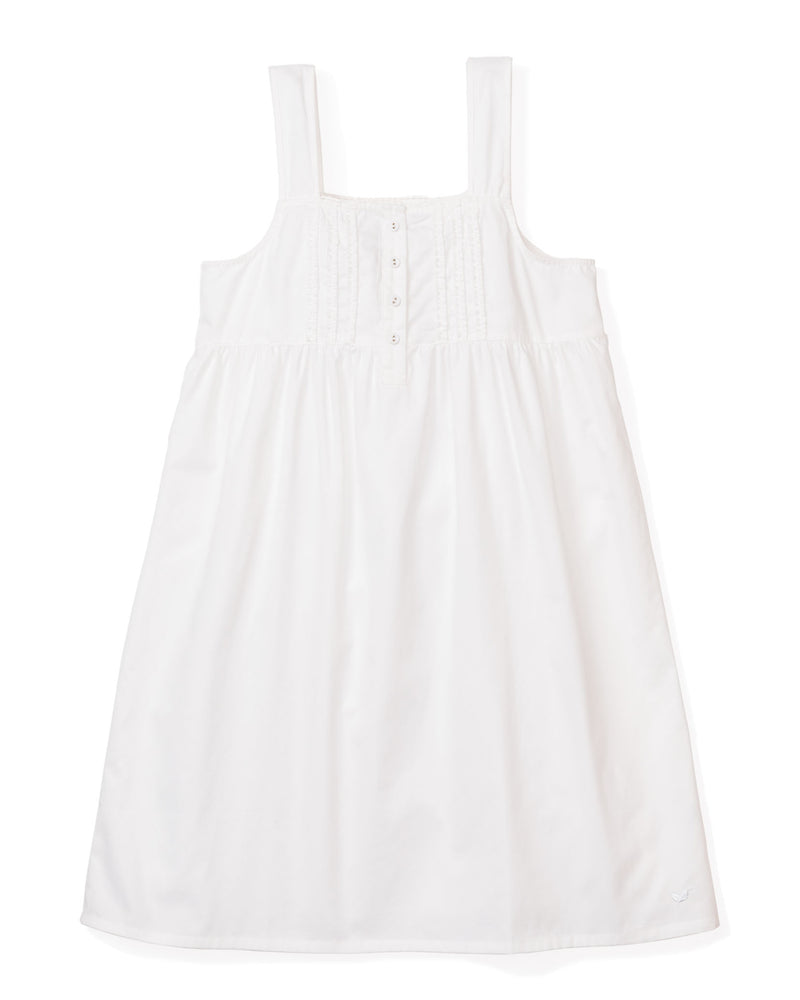 Women's White Charlotte Nightgown