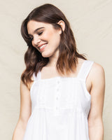Women's White Charlotte Nightgown