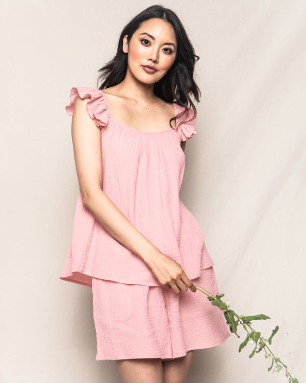 Women's Pink Gauze Celeste Top