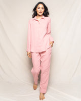 Women's Pink Gauze Morgan Top