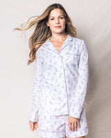 Women's Fields of Provence Long Sleeve Short Set