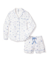 Women's Suffolk Seashells Long Sleeve Short Set