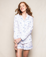 Women's Suffolk Seashells Long Sleeve Short Set