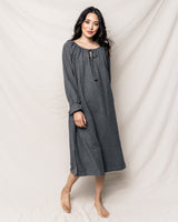 Women's Grey Flannel Delphine Nightgown