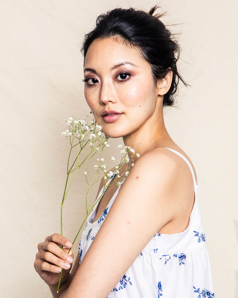 Women's Indigo Floral Chloé Nightgown