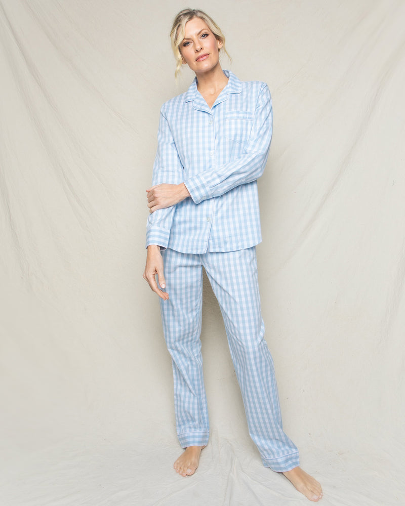 Women's Luxury Cotton Pajamas Gingham