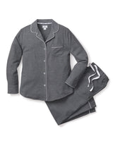Women's Grey Flannel Pajama Set