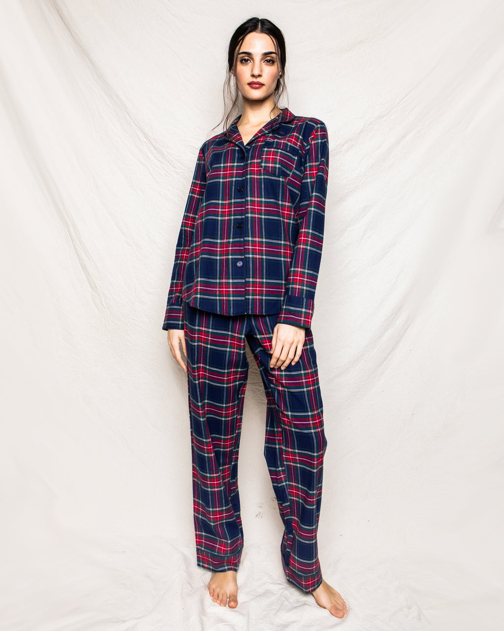Women's Windsor Tartan Pajama Set | Petite Plume