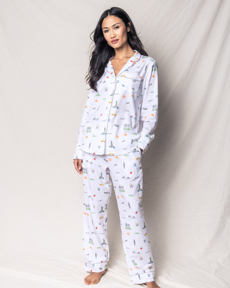 Women's Twill Pajama Set in New York! New York!