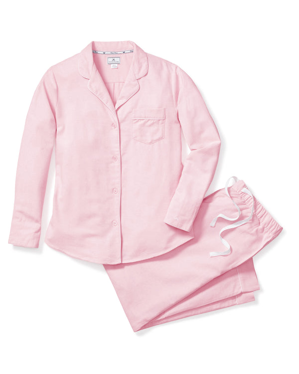 Women's Pink Flannel Classic Pajama Set