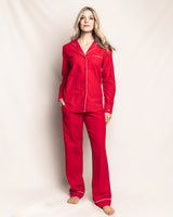 Women's Red Flannel Classic Pajama Set