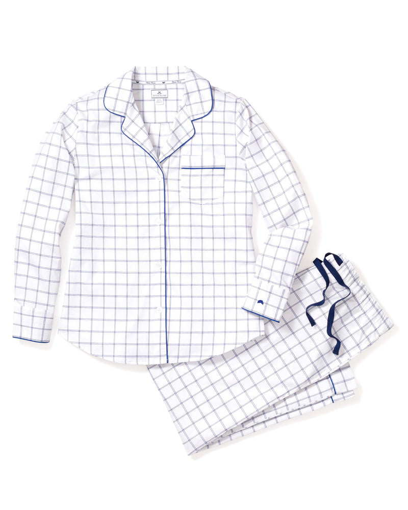 Women's Twill Pajama Set in Nantucket Tattersall