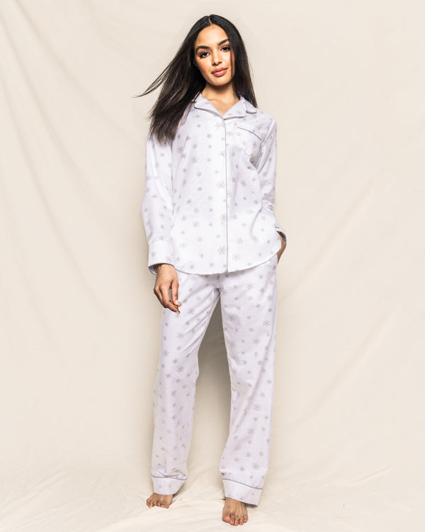 Women's Flannel Pajama Set in Winter Wonderland