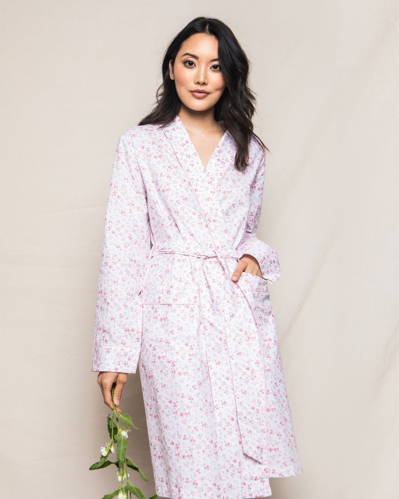 Women's Twill Robe in Dorset Floral