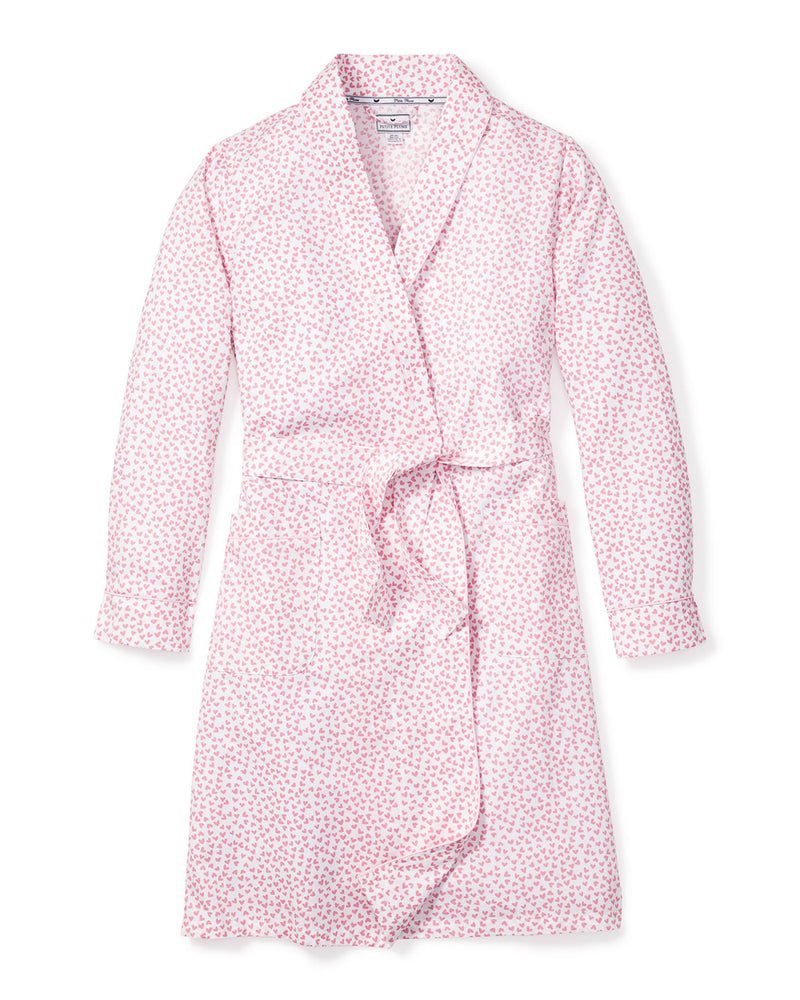 Women's Twill Robe in Sweethearts