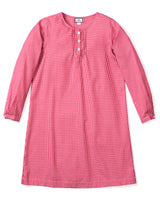 Women's Red Mini-Gingham Beatrice Nightgown