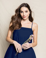 Navy Gauze Serene Sundress