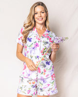 Women's Gardens of Giverny Short Sleeve Short Set