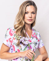 Women's Gardens of Giverny Short Sleeve Short Set