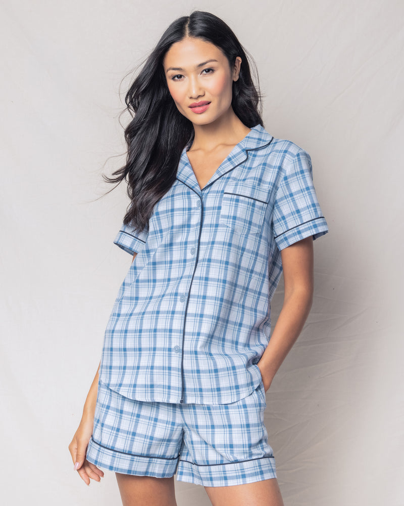 Women's Seafarer Tartan Short Sleeve Short Set