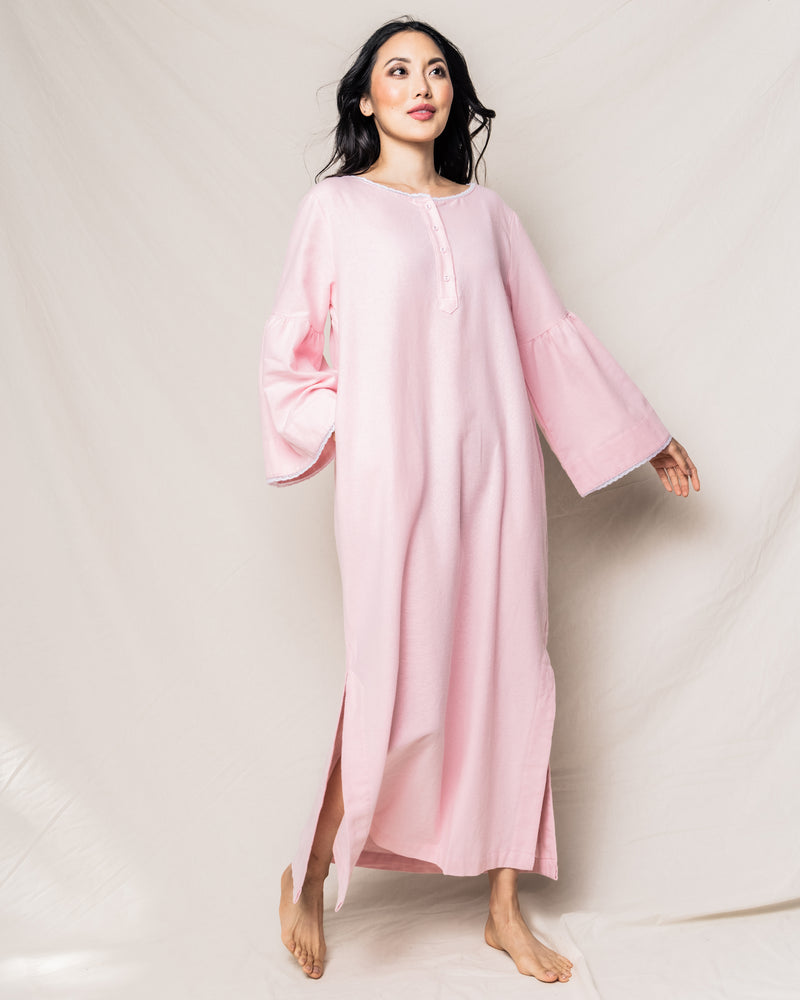 Women's Flannel Seraphine Nightgown in Pink