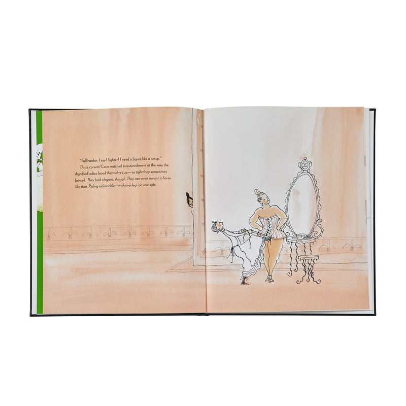 Heirloom Leather Bound Book Coco and the Little Black Dress