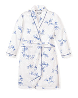 Children's Indigo Floral Robe