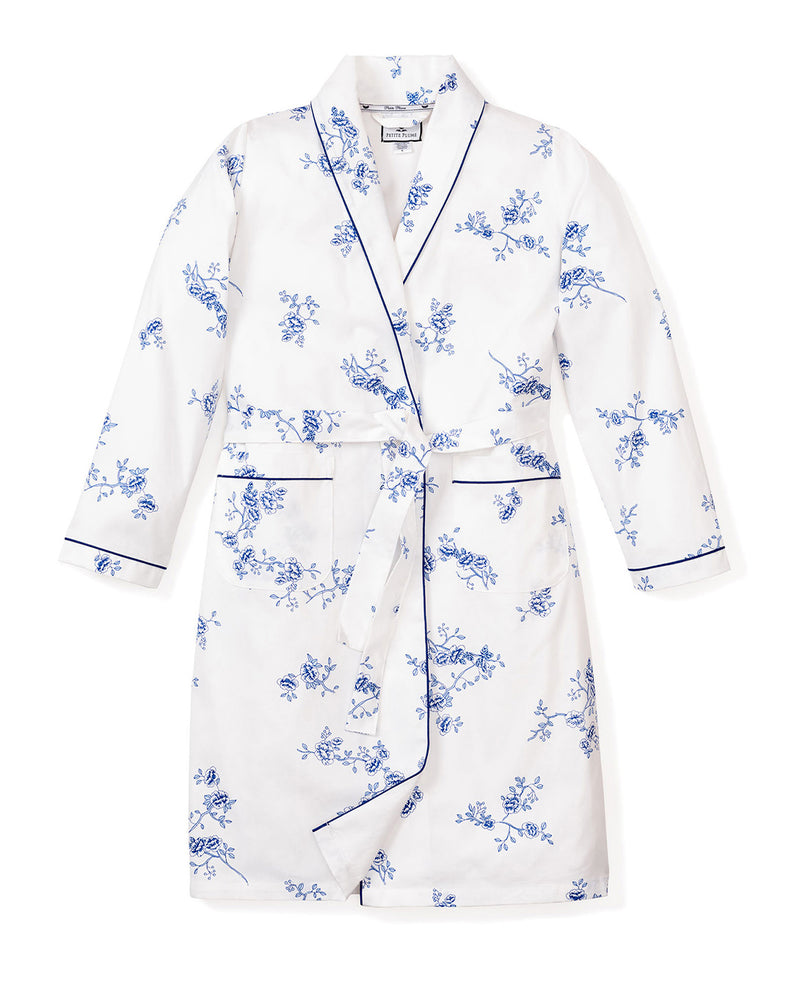 Children's Indigo Floral Robe