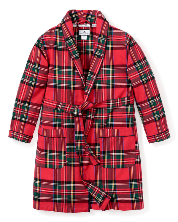 Kid's Brushed Cotton Robe in Imperial Tartan