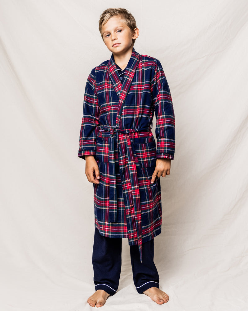 Petite Plume Family Matching Windsor Tartan Flannel Pajamas