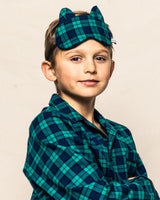 Children's Highland Tartan Kitty Sleep Mask