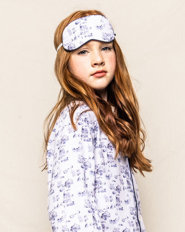 Children's Winter Vignette Traditional Sleep Mask
