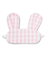 Children's Pink Gingham Bunny Sleep Mask