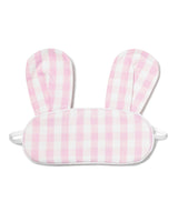Kid's Bunny Sleep Mask in Pink Gingham