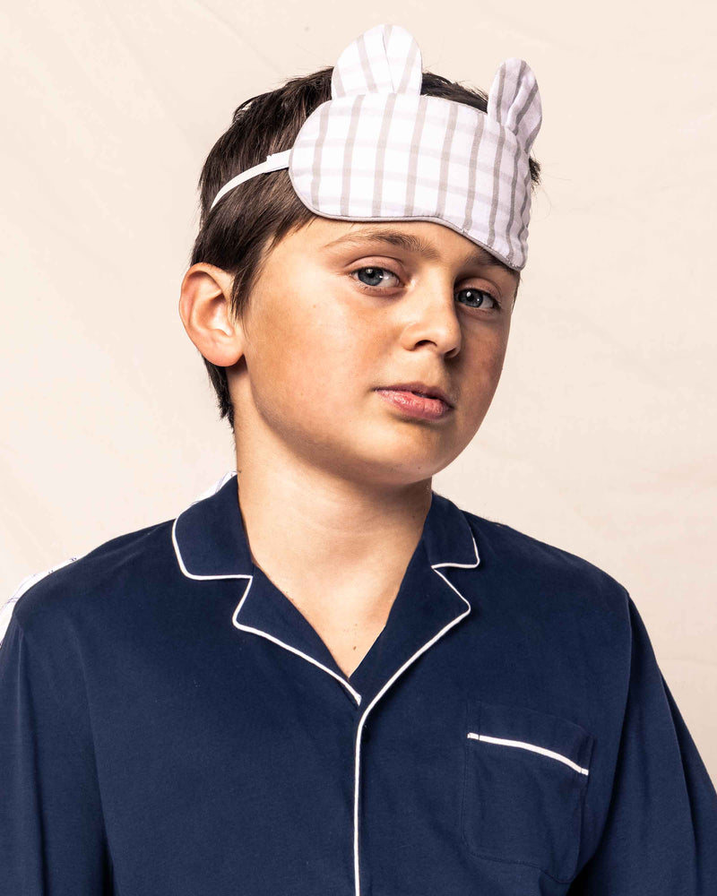 Children's Regent Tattersall Bear-y Sweet Sleep Mask