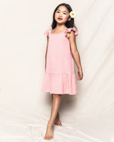 Girls Pink Gauze Celeste Sundress