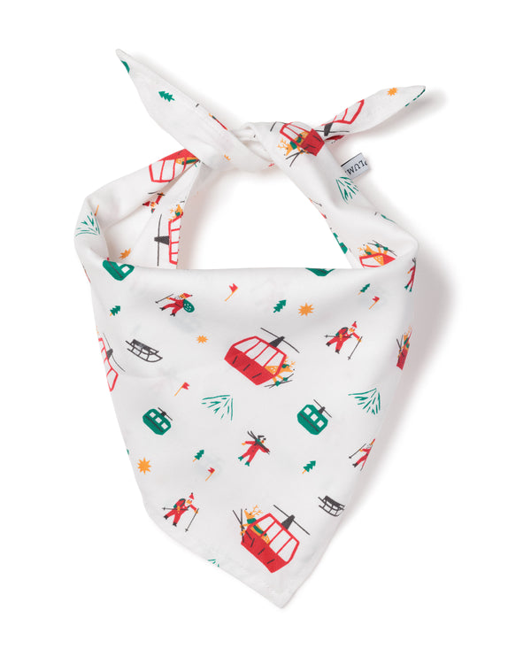 Maisonette x Petite Plume Holiday at the Chalet Dog Bandana