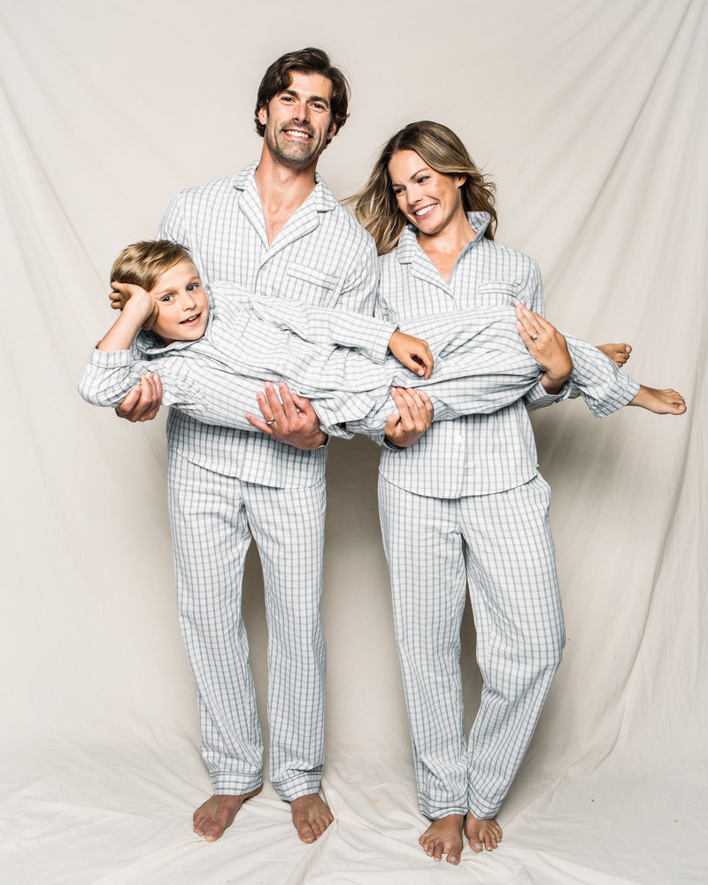 Men's Twill Pajama Set in Regent Tattersall
