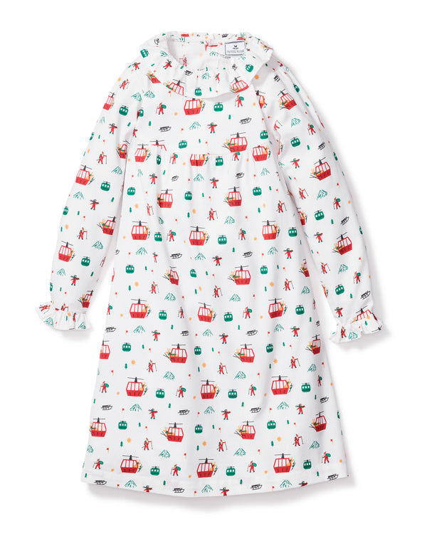 Maisonette x Petite Plume Exclusive Holiday at the Chalet Scarlett Nightgown