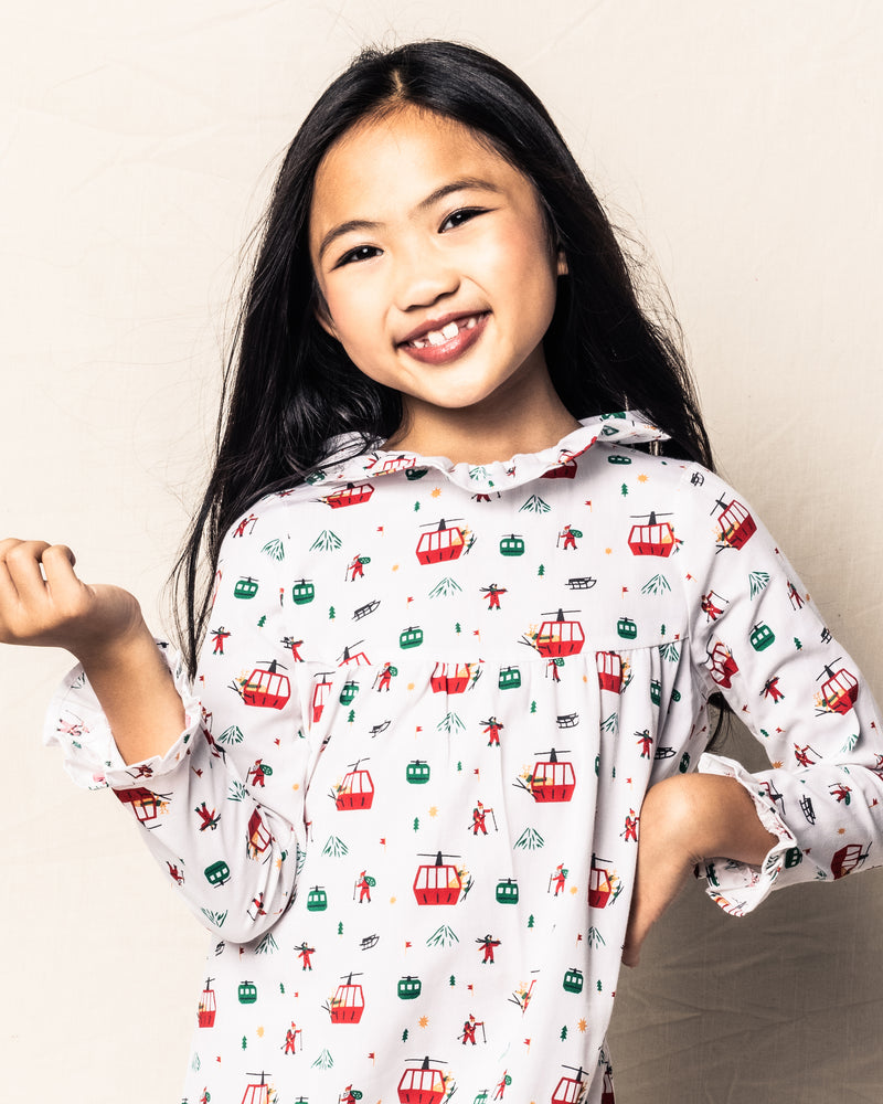 Maisonette x Petite Plume Exclusive Holiday at the Chalet Scarlett Nightgown