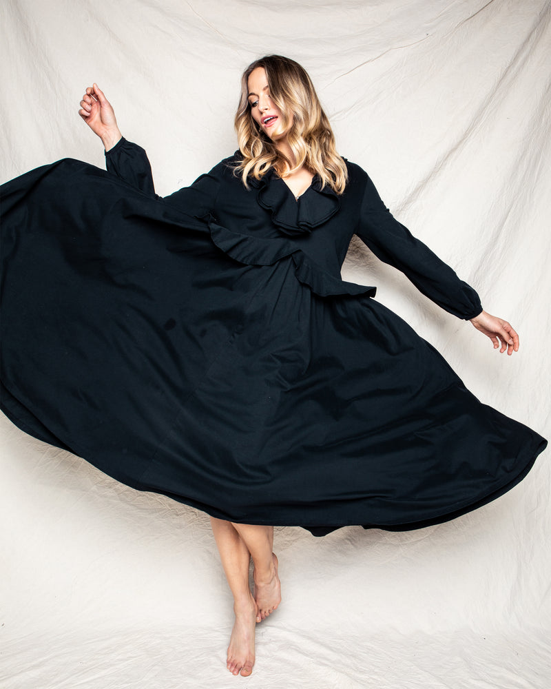 Luxe Pima Navy Anna Night Dress