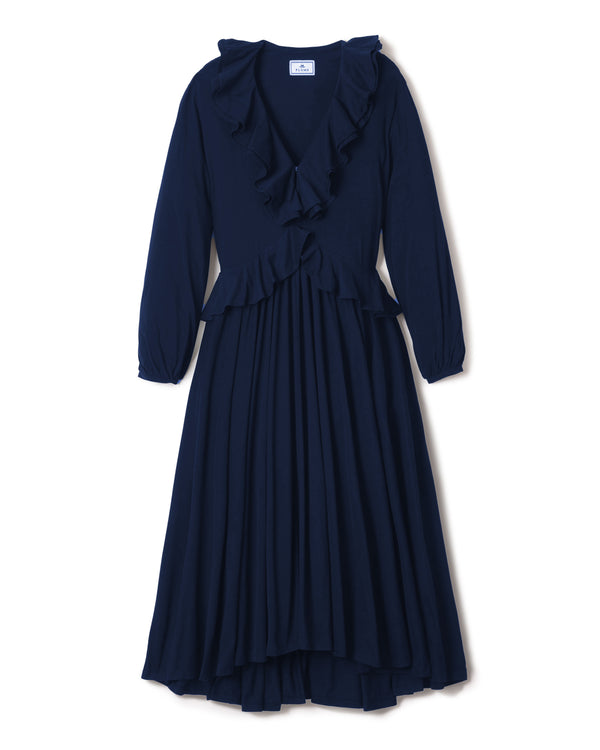 Women's Pima Anna Night Dress in Navy