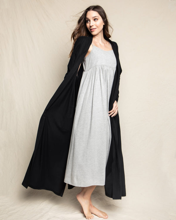 Women's Pima Duster in Black