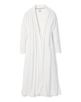 Luxe Pima Cotton White Duster