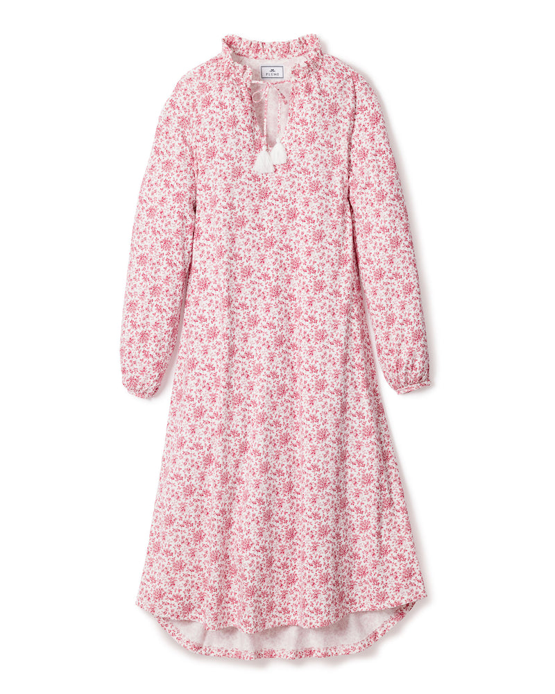 Luxe Pima Sussex Bordeaux Garbo Nightgown