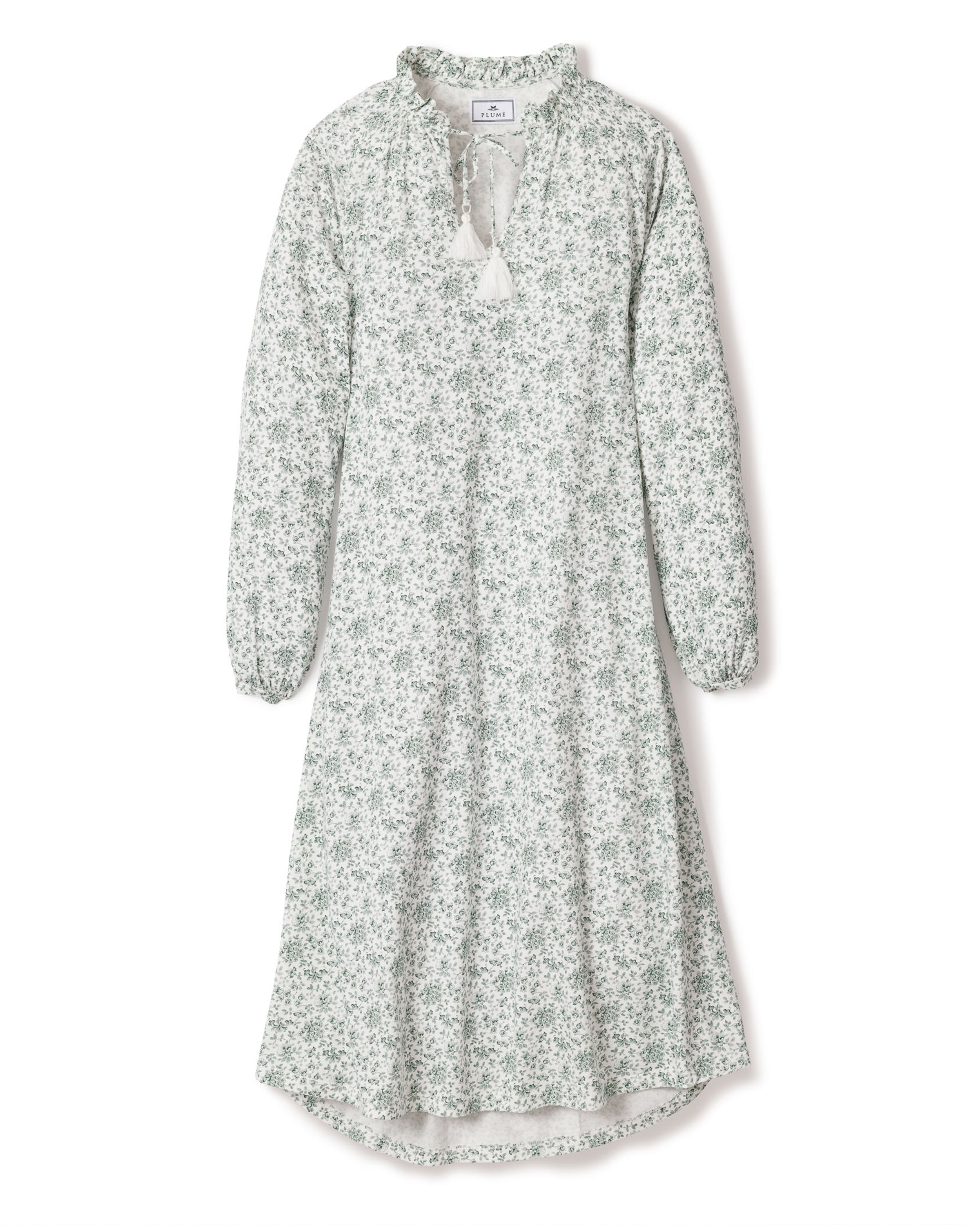 Women's Pima Garbo Nightgown in Sussex Evergreen