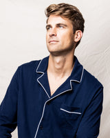 Men's Luxe Pima Cotton Navy Classic Pajama Set