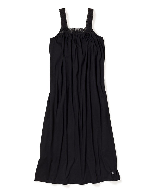 Luxe Pima Cotton Black Camille Nightgown