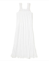 Luxe Pima Cotton White Camille Nightgown